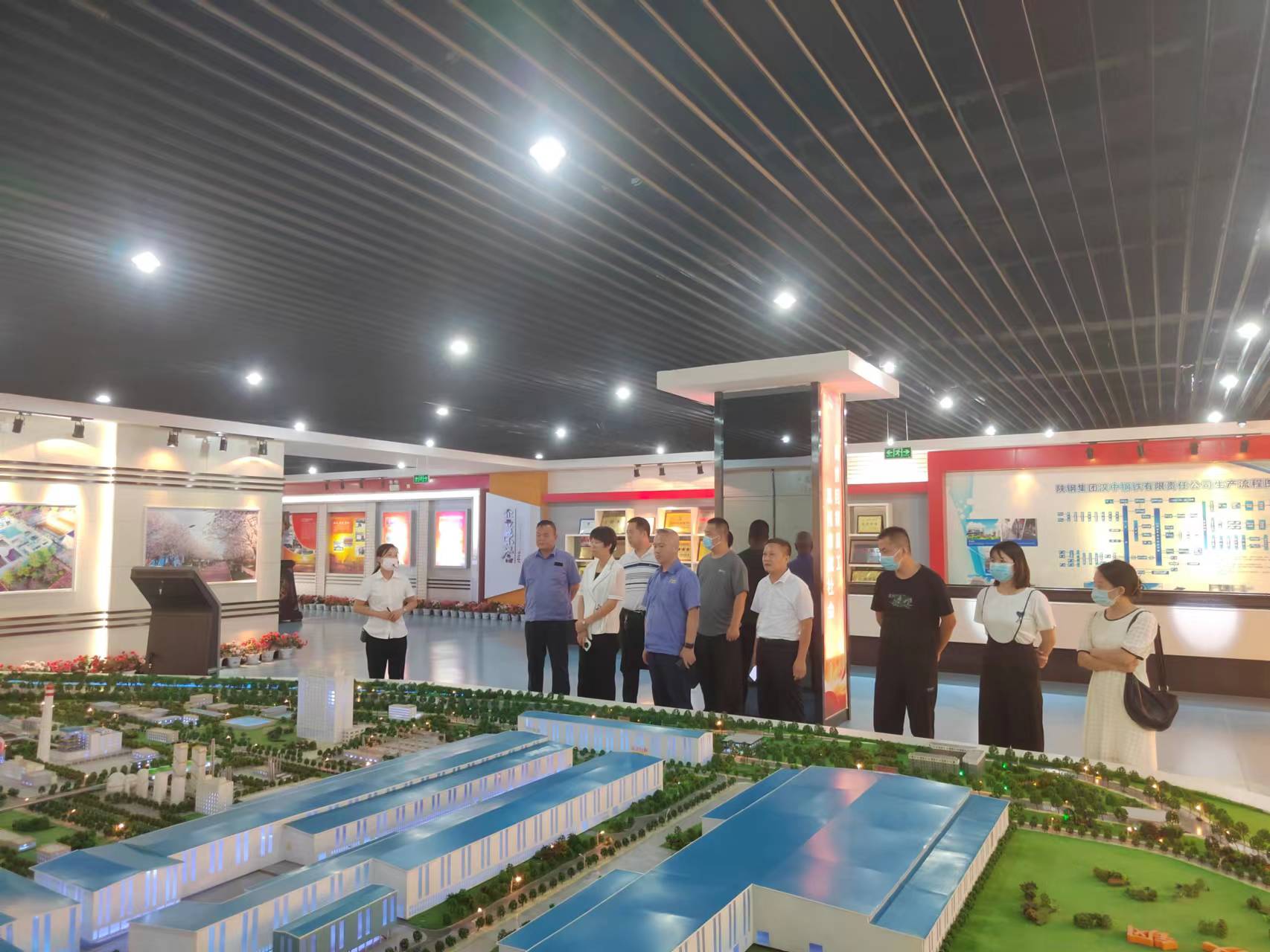 漢中市文旅局副局長郭棉到公司檢查國家4A級旅游景區創建工作